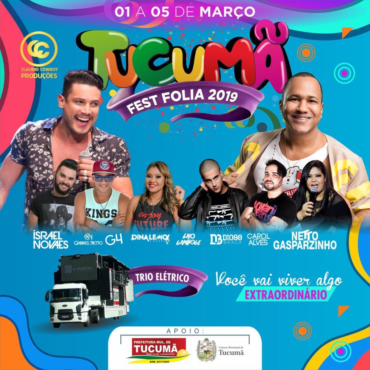 Tucumã Fest Folia tem programação confirmada. Confira!