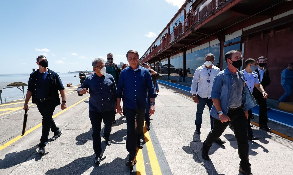 Bolsonaro destaca ações contra a covid-19 no Pará