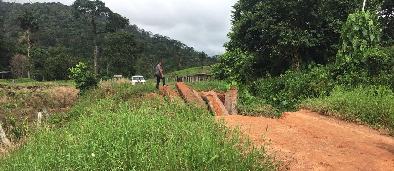 Foto: Divulgação. Zona rural foi a mais atingida pelas fortes chuvas.