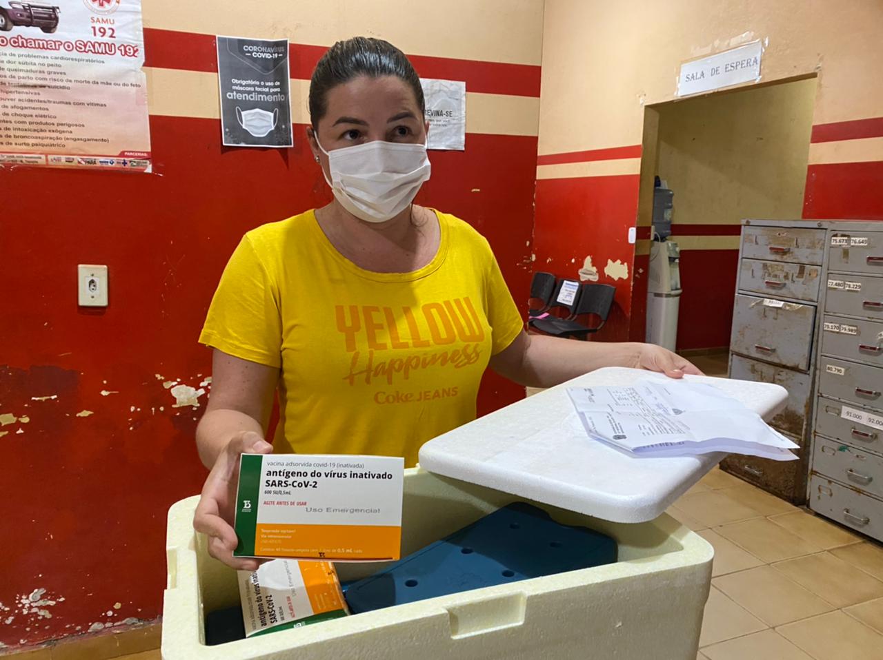 Tucumã recebe mais 444 doses de vacina contra covid-19