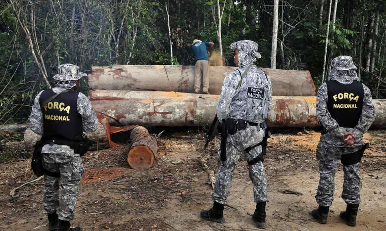 Força Nacional apoia Ibama em ações na Amazônia Legal