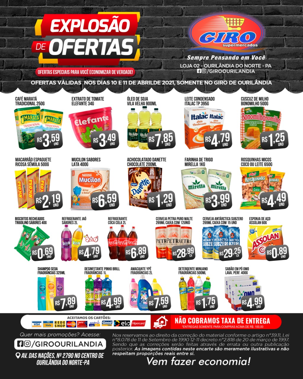 Confira A Explosão De Ofertas Do Giro Supermercados De Ourilândia Para