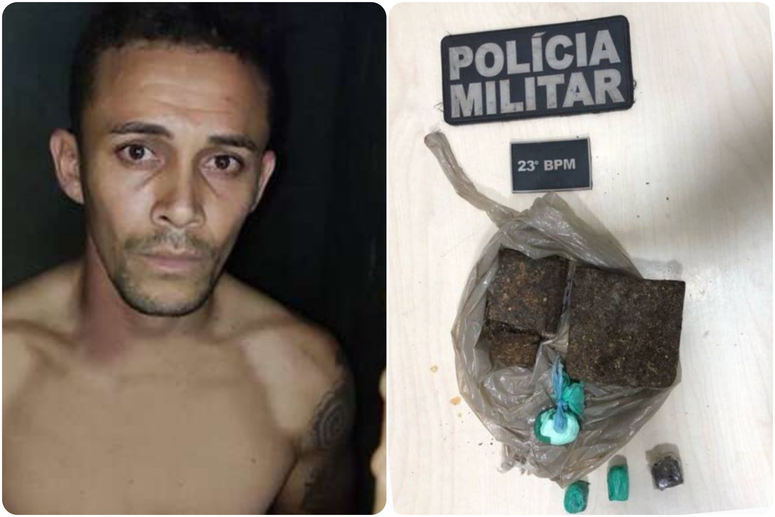 Polícia prende ‘Cachorro Louco’ com maconha e cocaína em Parauapebas