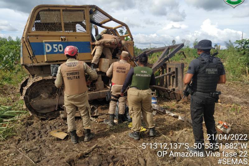Em 22 operações, Operação ‘Amazônia Viva’ embarga mais de 286 mil hectares