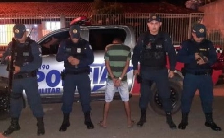 Homem é preso pela Polícia Militar por tráfico de drogas em Rio Maria